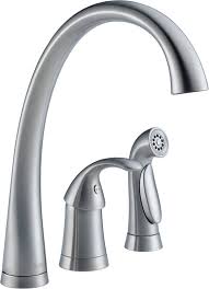 Delta faucets are a great option for millions of homeowners. Amazon Com Delta Faucet Pilar Single Handle Kitchen Sink Faucet With Side Sprayer In Matching Finish Arctic Stainless 4380 Ar Dst Everything Else