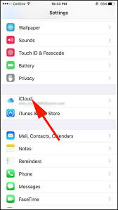 Tap On Icloud Mobile Camera Icloud Facetime