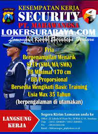 Suroboyo) adalah ibu kota provinsi jawa timur, indonesia, sekaligus kota metropolitan terbesar di provinsi tersebut. Loker Satpam Surabaya Terbaru Lokercumacuma
