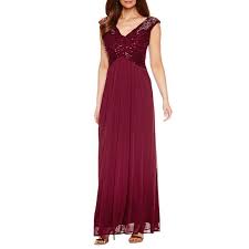 Melrose Sleeveless Evening Gown Jcpenney Red Dress Women Red Formal Dresses Evening Gowns