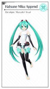 Hatsune Miku Append Design Masaki Asai Hatsune Miku Outfits Hatsune Miku Miku