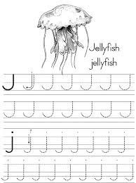 Alphabet Abc Letter J Jellyfish Coloring Page Tracing Worksheets Preschool Letter Worksheets Alphabet Tracing