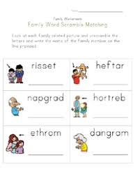 family worksheets for kids all kids network