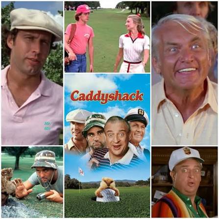 FORE! Caddyshack was released today in 1980. Golf has never been the same.  Starring Chevy Chase, Michael O'Keefe, Ted Knight, Bill Murray and Rodney  Dangerfield it's one of the funniest and most