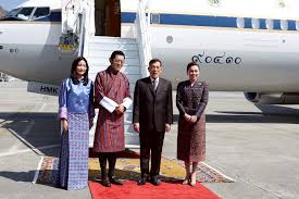 The King and Queen of Thailand taking off from Bhutan themselves piloting  the Boeing 737 after the state visit to the country. 🇹🇭  #KingMahaVajiralongkorn #QueenSuthida #KingofThailand #QueenofThailand  #KingofBhutan #QueenofBhutan #RoyalFamily #Royal ...