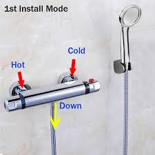 Get it as soon as tue, may 4. Everso Thermostatic Mixer Shower Faucets Thermostatic Mixing Valve Bathroom Shower Set Thermostatic Shower Faucet Shower Set Shower Faucet Mixer Shower