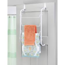 Over the shower door towel organizers. Whitmor Inc Over The Door Towel Rack In White Reviews Wayfair