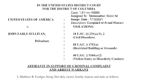 John Sullivan Arrested For Storming Us Capitol Misbar 6 after the siege of the united states. john sullivan arrested for storming us