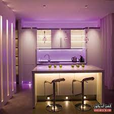 موديلات مطابخ المنيوم احدث اشكال مطابخ الوميتال 2019 قصر الديكور kitchen lighting design beautiful kitchens purple kitchen