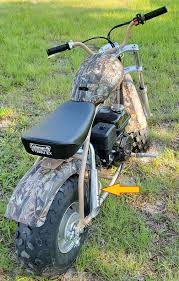 Buy massimo motor warrior200 196cc engine super size mini moto trail bike mx street for kids and adults wide tires motorcycle powersport carb approved (camo): Coleman Gas Mini Bike Off 69