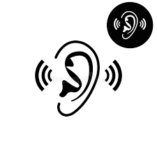 Ear White Vector Icon Ear Vector Design Icon Or Logos For Business Web Affiliate Vector Icon Ear White Busi Vector Icons Ear Art Vector Design