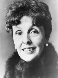 English actress; singer, writer, broadcaster and comedienne Joyce Grenfell.  Best known for her comic performances, cinema goers in the 1950s in the UK  will remember her many roles, particularly as Sgt. Ruby