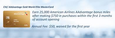 Maybe you would like to learn more about one of these? Citi Aadvantage Gold World Elite Mastercard Review