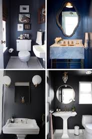 Light colours will help you visually expand your small bathroom. Go Big In Small Spaces Why Dark And Bold Is A Good Choice For A Tiny Bathroom Best Bathroom Colors Tiny Bathroom Makeover Bathroom Wall Colors