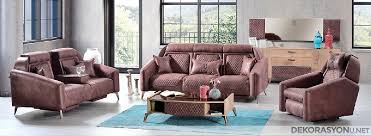 Salon için modern koltuk takımları yeni trende uygun tasarımlara sahip. Alfemo Motto Koltuk Takimi Ev Dekorasyonu