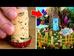 This open cream table is the perfect home for a small fairy garden village, complete with the quintessential white picket fence and little arch entryway with a welcome sign. 4 Whimsical Diy Miniature Fairy Garden Ideas Youtube
