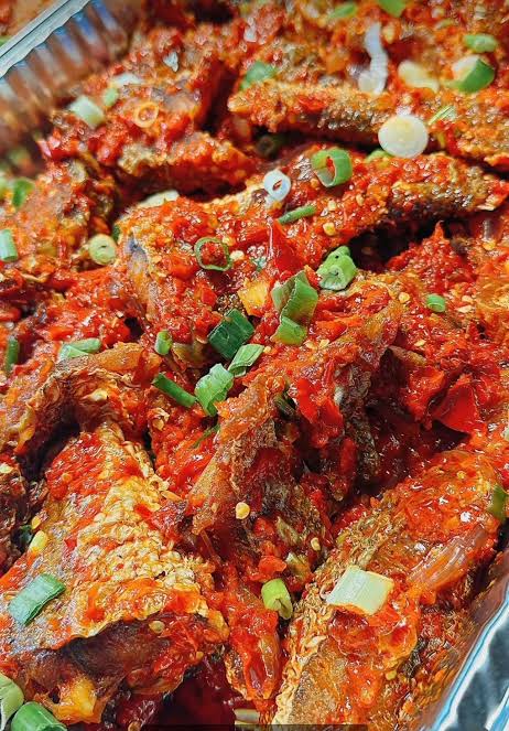 Peppered fish