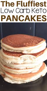 Easy Light Fluffy Low Carb Keto Pancake Recipe For Breakfast Or As A Snack Only A Few Ingredients Keto Recipes Easy Low Carb Keto Recipes Low Carb Breakfast