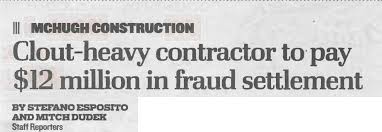 About james mchugh construction co. Clout Heavy Contractor To Pay 12 Million In Fraud Settlement Loevy Loevy