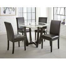 Unlike a long and narrow table, the circular shape makes it easy to squeeze in another chair without excluding anyone from the conversation. Round Kitchen Dining Room Sets You Ll Love In 2021 Wayfair