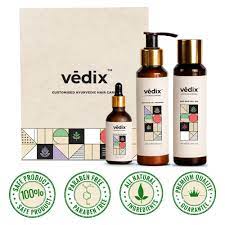 The best part about ayurvedic hair care is that there are no damaging chemicals. Vedix Customised Ayurvedic Hair Care Regimen
