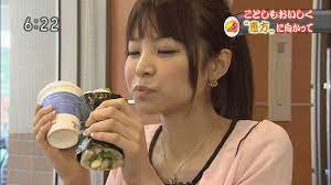画像】恵方巻を食べる黒崎瞳たん 1.28 : 激烈！女子アナニュース