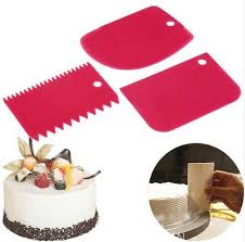 Bol Com Fondant Schraper Kunststof Schraper Voor Taart Icing Cake Cupcake Decoratie