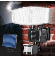 In this guide, we're featuring what you need to know about these security lights along with a faq section. Solar Powered 100 Led 800lm Motion Sensor Light Adjustable Wall Light Waterproof Outdoor Garden