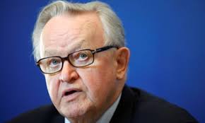 Martti Ahtisaari, ex-Finland president and Nobel peace laureate, dies aged  86