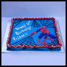 Spider Man Sheet Cake Spiderman Birthday Cake Spiderman Cake Superhero Birthday Cake