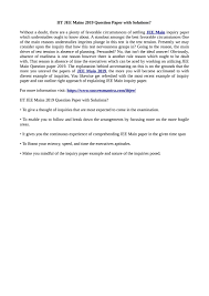 Jee main april 2019 question papers. Iit Jee Mains 2019 Question Paper With Solutions By Rahul Kumar Issuu