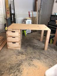 Dec 16, 2019 · instructions step 1. Does This Desk Look Good I M Torn On My Basic 4x4 Legs Woodworking