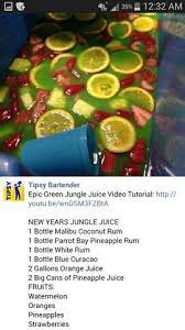 Green Jungle Juice More Jungle Juice Recipe Jungle Juice Alcohol Drink Recipes
