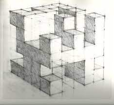 Looking At The Cube As A Module Of Construction In Perspective Drawing Perspective Art Perspective Drawing Linear Perspective Drawing