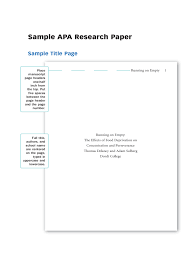 Sample apa paper for students interested in learning apa style 7th edition before getting started you will notice some things about this paper. Sample Apa Essay Paper