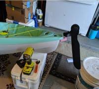 Kayaks with rudders can be more efficient on longer paddling expeditions and are particularly helpful to beginners you could also get creative and make a diy kayak rudder. Kayak Rudder 3d Models To Print Yeggi