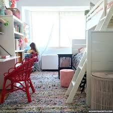 The Ultimate Small Shared Bedroom For Two Growing Girls Mommy Shorts Small Shared Bedroom Shared Girls Room Shared Girls Bedroom