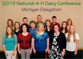 Eleven Michigan youth participate in the 2015 National 4-H Dairy Conference 