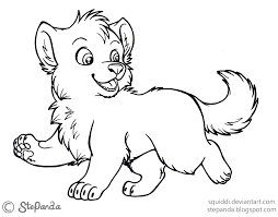 Free Lineart Puppy Wolf By Stepandy Deviantart Com On Deviantart Puppy Coloring Pages Dog Coloring Page Animal Coloring Pages