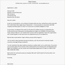 Sample Absence Letter For Military Leave Lettering Letter Templates Statement Of Work
