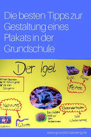 Die Besten Tipps Zur Gestaltung Eines Plakats In Der Grundschule Fur Referate Und Co Grundschulkonig Grundschule Grundschulkonig Sachunterricht Grundschule