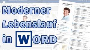 Wir wissen, dass es eine sehr schwierige aufgabe sein kann, einen lebenslauf zu erstellen. Lebenslauf Modern In Word Bewerbung Studium Akademiker Cv Muster Beispiel Youtube