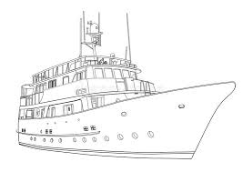 Vettore Dell Yacht Nave Della Siluetta Di Contorno Su Fondo Bianco Disegno In Bianco E Nero Per Il Libro Da Colorare Illustrazione Vettoriale Illustrazione Di Chiatta Crociera 95964181
