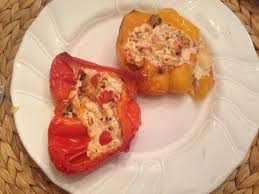 Poivrons Farcis Au Fromage De Brebis Frais La Cuisine De Mamie Tho Poivrons Farcis Poivrons Farcis Au Fromage Fromage Brebis