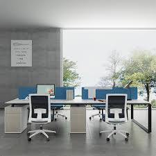 Buy extensive range of modern office furniture online. China Modern Modular Office Furniture Linear Workstation Table 4 Seater Staff Cluster Office Desk China Office Furniture Office Desk