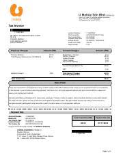Aeon au2 shopping centre store. 3iii Bil U Mobile Pdf Tax Invoice 1 158973803 Account Number Tax Invoice No Tax Invoice Date Payment Due Date Invoice Period Credit Limit Rm Course Hero