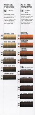 12 organized joico color chart image