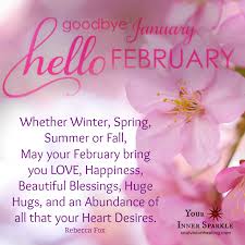 Happy February February Quotes Hello February Quotes Welcome February Images A selection of new and old tunes for the forthcoming month enjoy ( pinterest