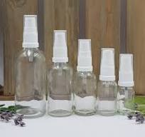 Refillable Clear Glass Bottles With White Lotion/treatment ...