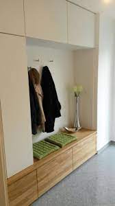 Refresh the home for less! Garderobe In Eiche Massiv Und Weiss Matt Modern Flur Munchen Von Schreinerei Kiermeier Houzz